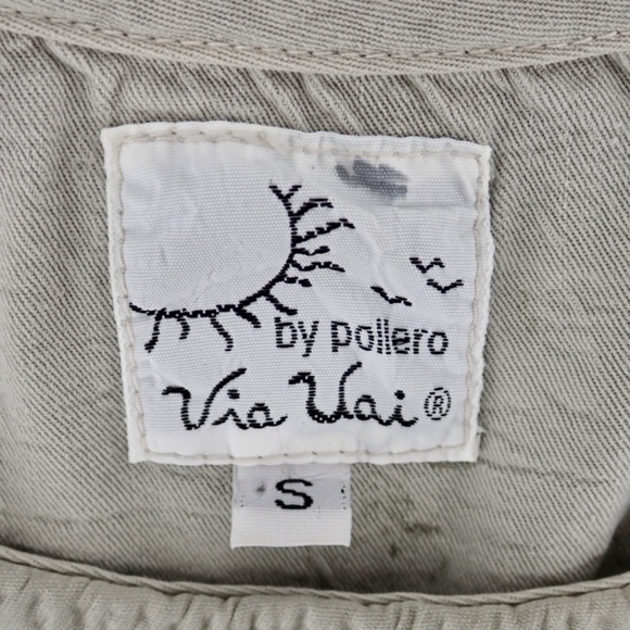 Via Vai by Pollero Women's Short Dress Slate Gray Size Small Tank Shift Style - Picture 4 of 6